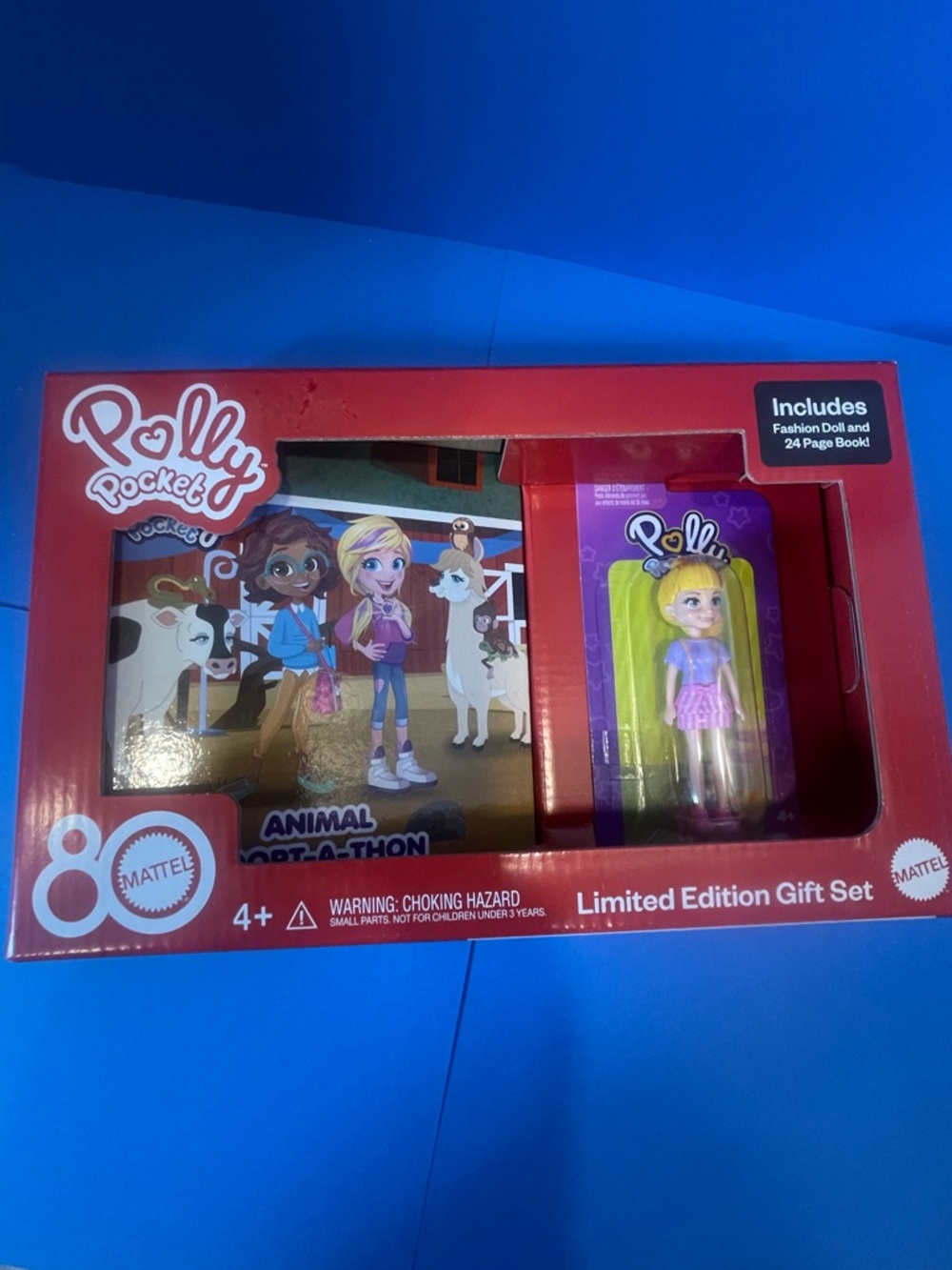 Exclusive Mattel Polly Pocket Limited Edition Gift Set with Doll and Book